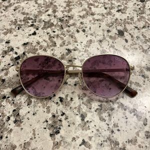 QUAY AUSTRALIA Crazy Love Sunnies purple round Sunglasses retro boho